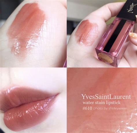 ysl water stain 610 รีวิว|NEW YSL WATER LIP STAINS (VERNIS À LÈVRES): Lip .